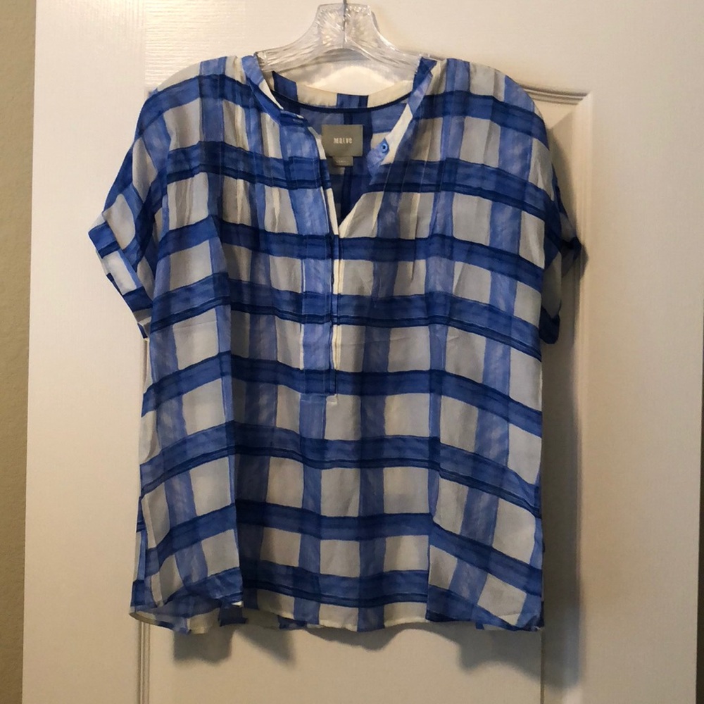 Anthropologie silk top